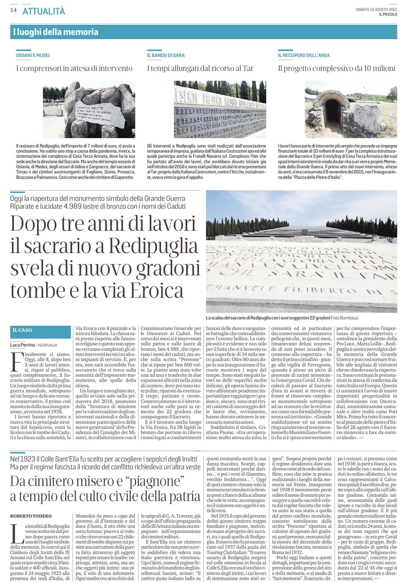 Redipuglia Il Piccolo 140821