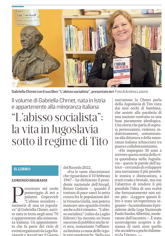 Il Piccolo 250222 Chmet abisso socialista