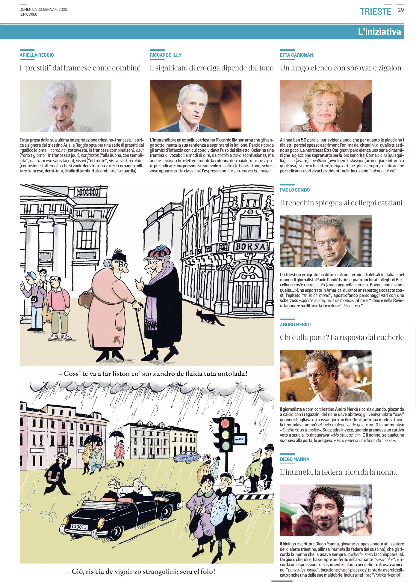 Il Piccolo 300122 dialetto 2