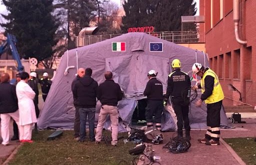 Tende Esterno Ospedale S.giovanni Bosco