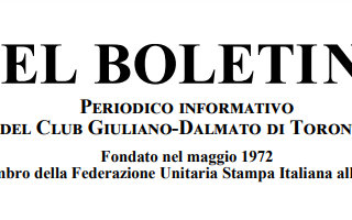 Boletin Giuliano Dalmata Toronto