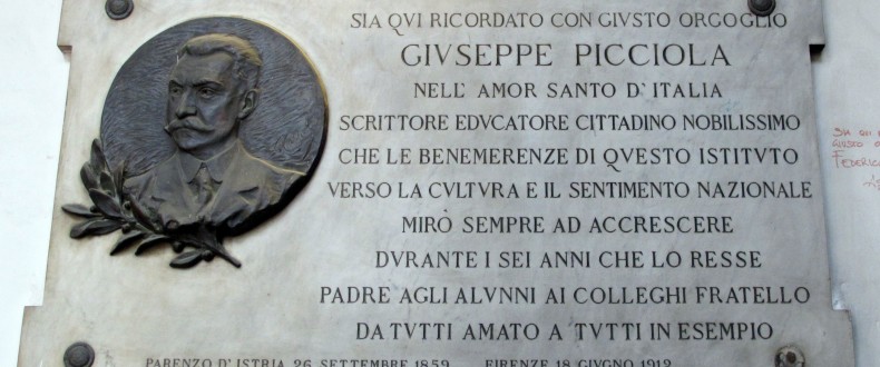 Giuseppe Picciola Targa Firenze