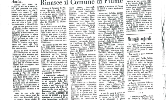 La Voce Di Fiume 1