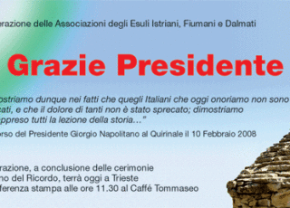 Grazie Presidente