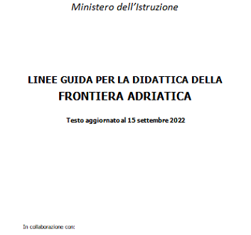 Linee Guida Didattica Frontiera Adriatica Colori